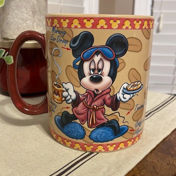 Disney Parks Oversized Coffee Mug. “Mornings Aren’t Pretty” Authentic/Original. - Picture 2 of 15